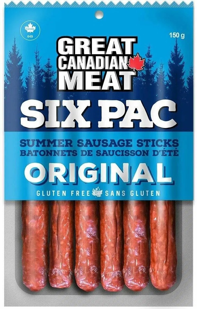 GC Meat Summer Sausage Six Pack-Original 150g