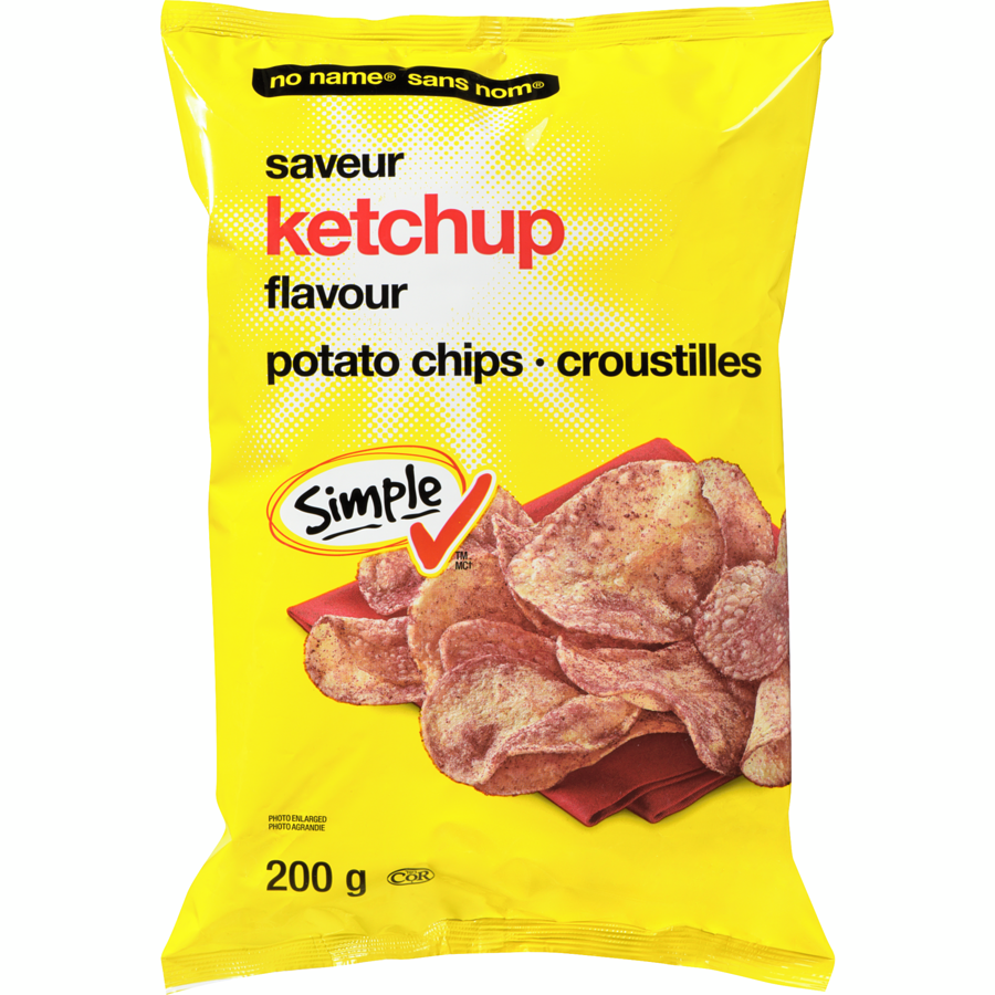 No Name Chips Ketchup 200g