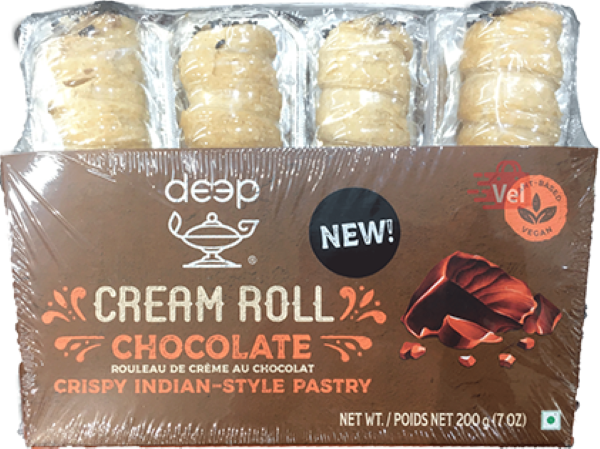 Deep Cream Roll Chocolate 4Pc 200g