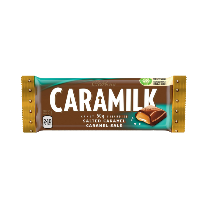 Caramilk Salted Choco Bar 50g