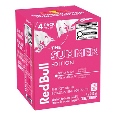 Redbull White Peach Summer 4X250ml