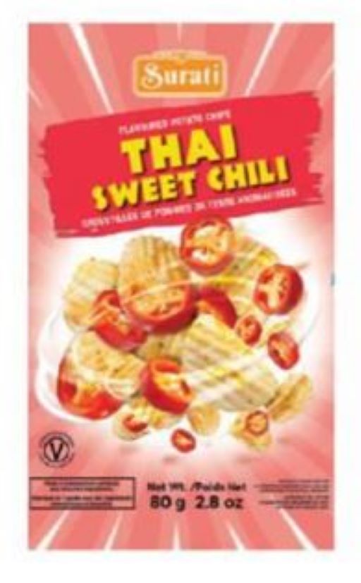 Surati Thai Sweet Chili Chips 80g