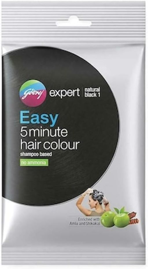 Godrej Shampoo Hair Color Black 160ml
