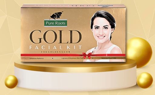 Pure Roots Herbal Facial Kit Gold 100g