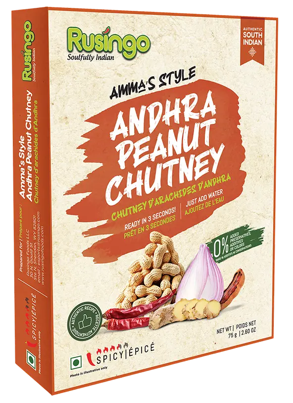 Rusingo Andhra Peanut Chutney 75g
