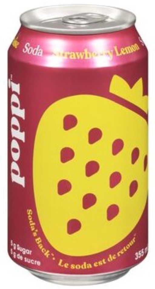 Poppi Strawberry Lemon 355ml