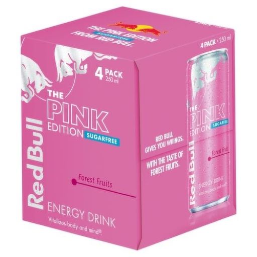 Redbull S.Free Pink Edition 250mlX4 Pack