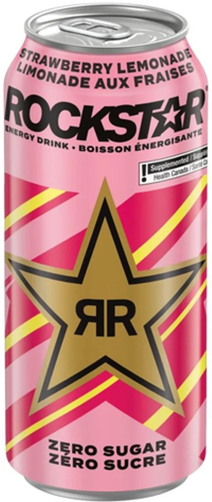 Rockstar Zero Strawberry Lemonade 473ml